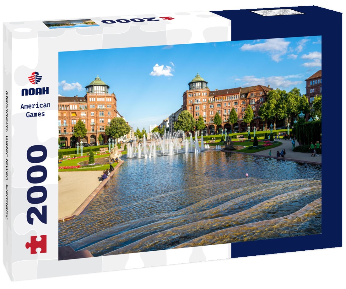 Noah Jigsaw Puzzle Mannheim, water tower, Germany 2000 pieces