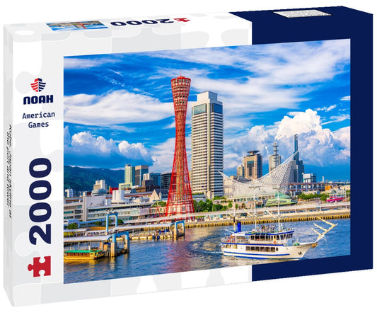 Noah Jigsaw Puzzle Kobe, Japan skyline at the port and tower 2000 pieces