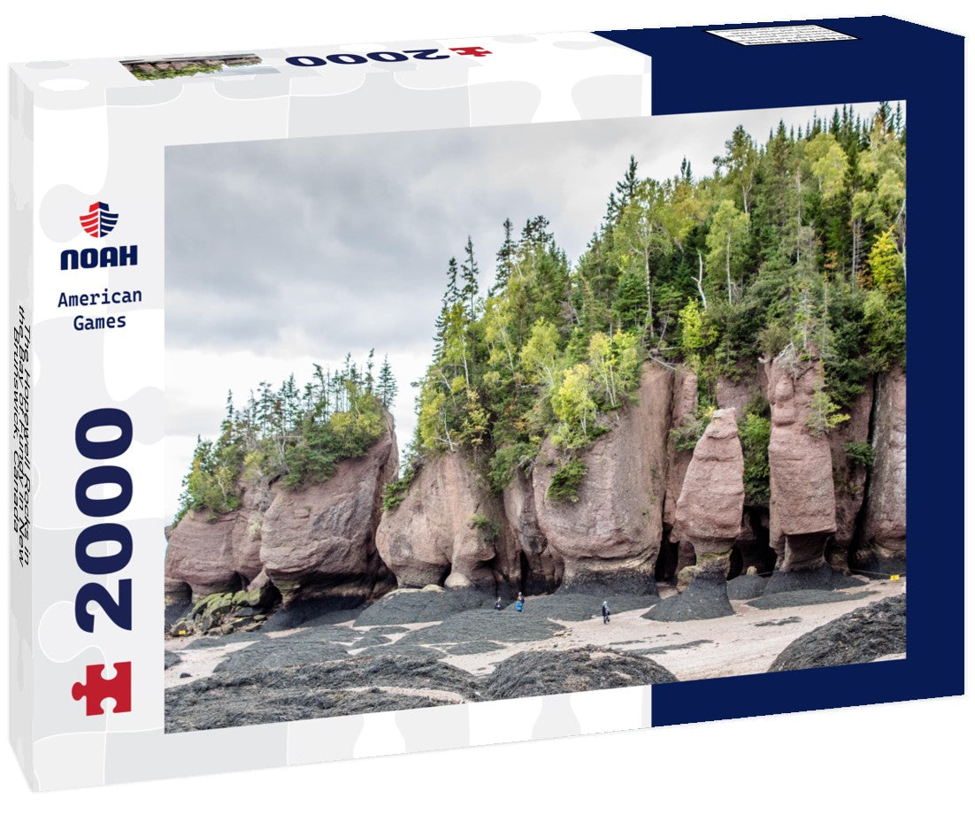The Hopewell Rocks in the Bay of Fundy in New Brunswick, Canada 2000pc Puzzle
