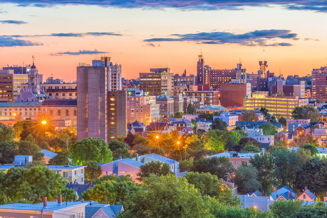 Portland, Maine, USA downtown skyline at dusk 2000pc Puzzle
