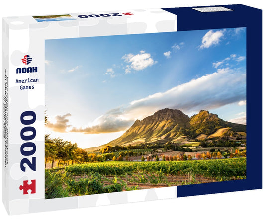 Noah Jigsaw Puzzle Wine region near Stellenbosch with view of Simonsberg Mountain in South Africa 2000 pieces