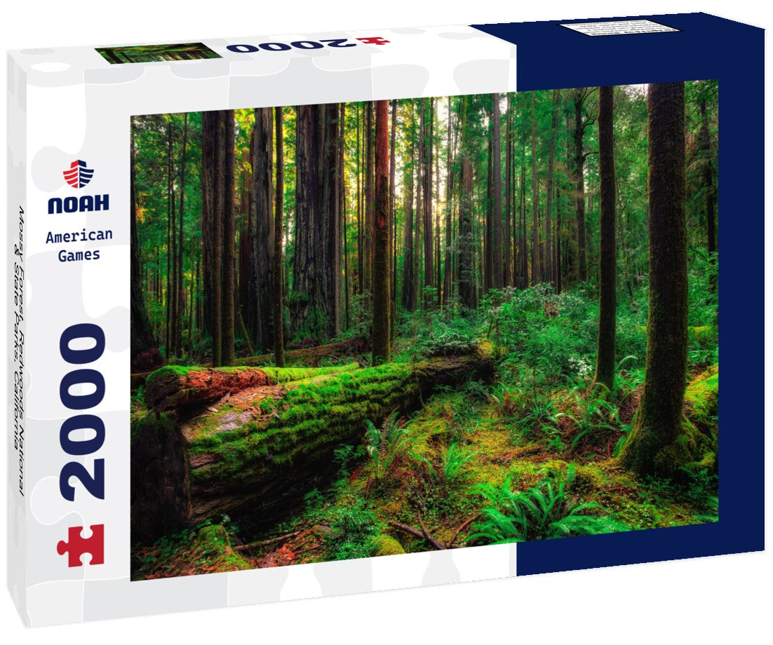 Mossy Forest, Redwoods National & State Parks, California 2000pc Puzzle
