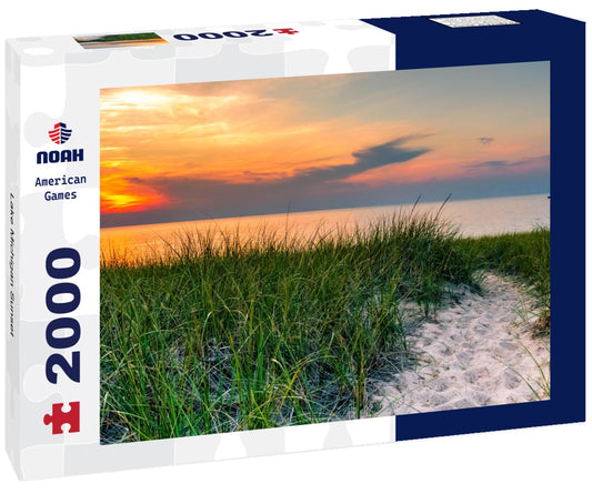 Noah Jigsaw Puzzle Lake Michigan Sunset 2000 pieces