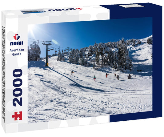 Noah Jigsaw Puzzle The impressive Troodos mountain range with its idyllic forests stretches across most of the western side of Cyprus offering a cool sanctuary in the summer and the opportunity for sports in the winter 2000 pieces
