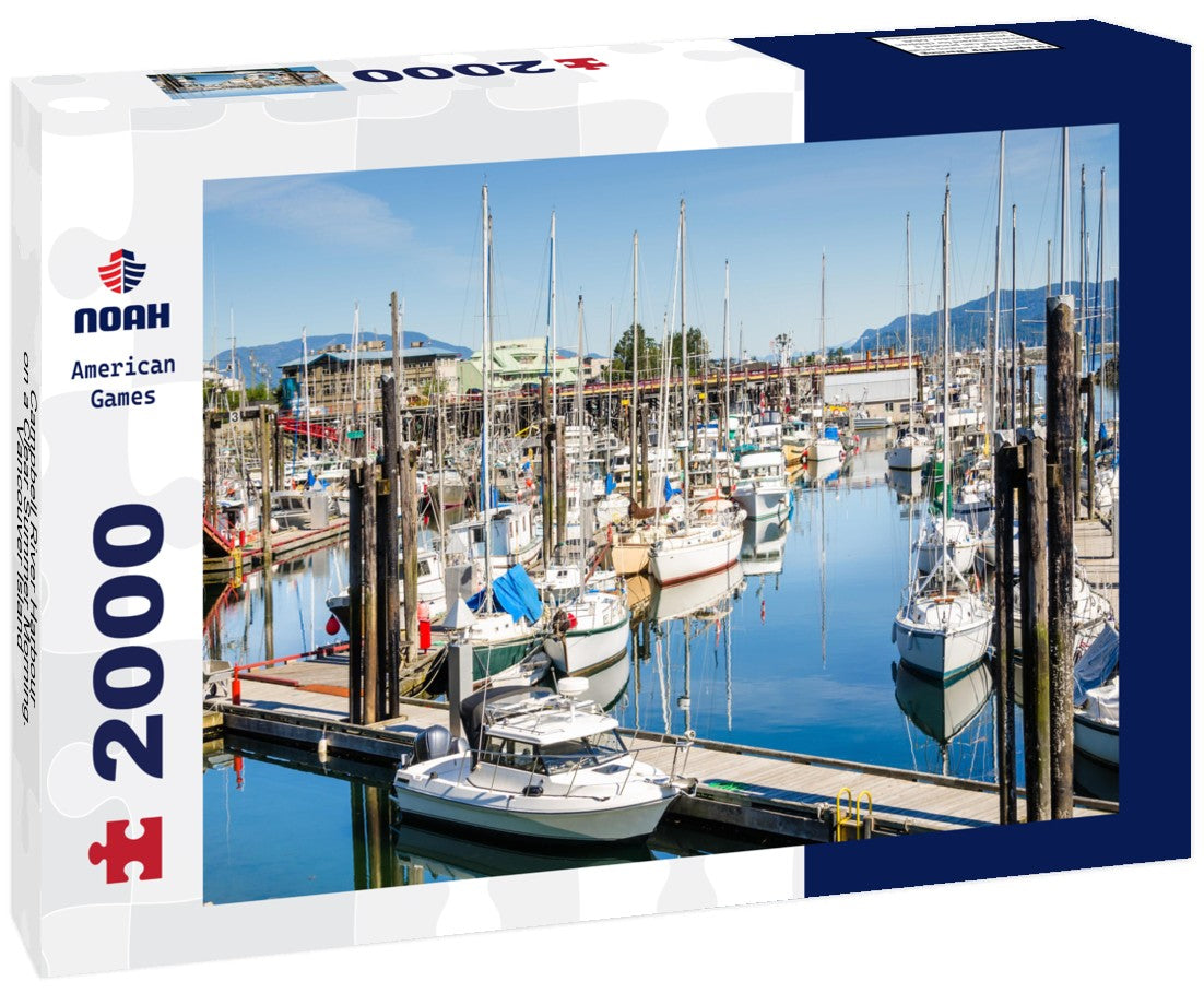 Noah Jigsaw Puzzle Campbell River Harbour on a Clear Summer Morning. Vancouver Island, BC, Canada 2000 pieces