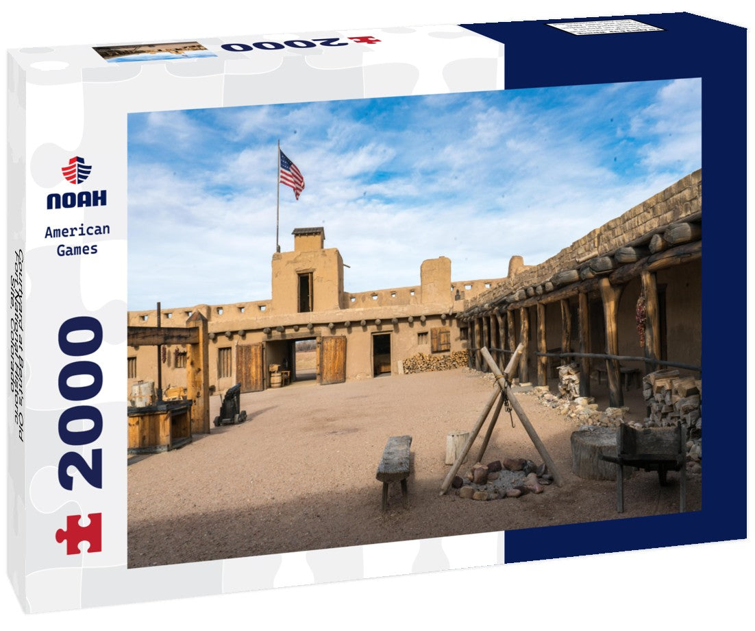 Courtyard at Bent's Old Fort National Historic Site, Colorado 2000pc Puzzle