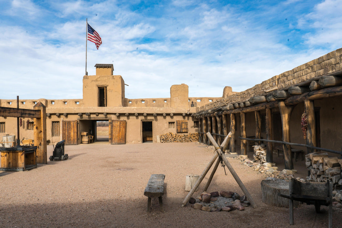 Courtyard at Bent's Old Fort National Historic Site, Colorado 2000pc Puzzle