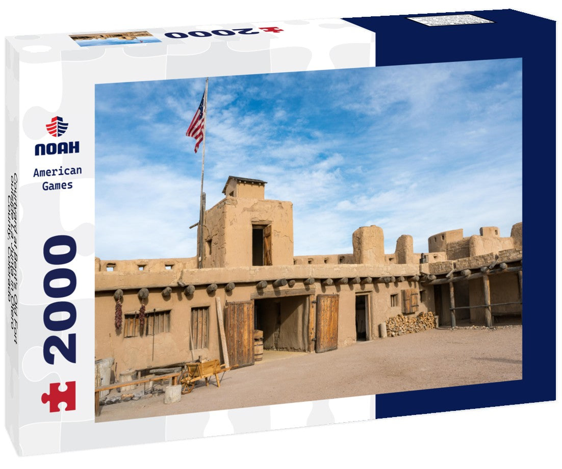 Courtyard at Bent's Old Fort, outside La Junta in Otero County, Colorado 2000pc Puzzle
