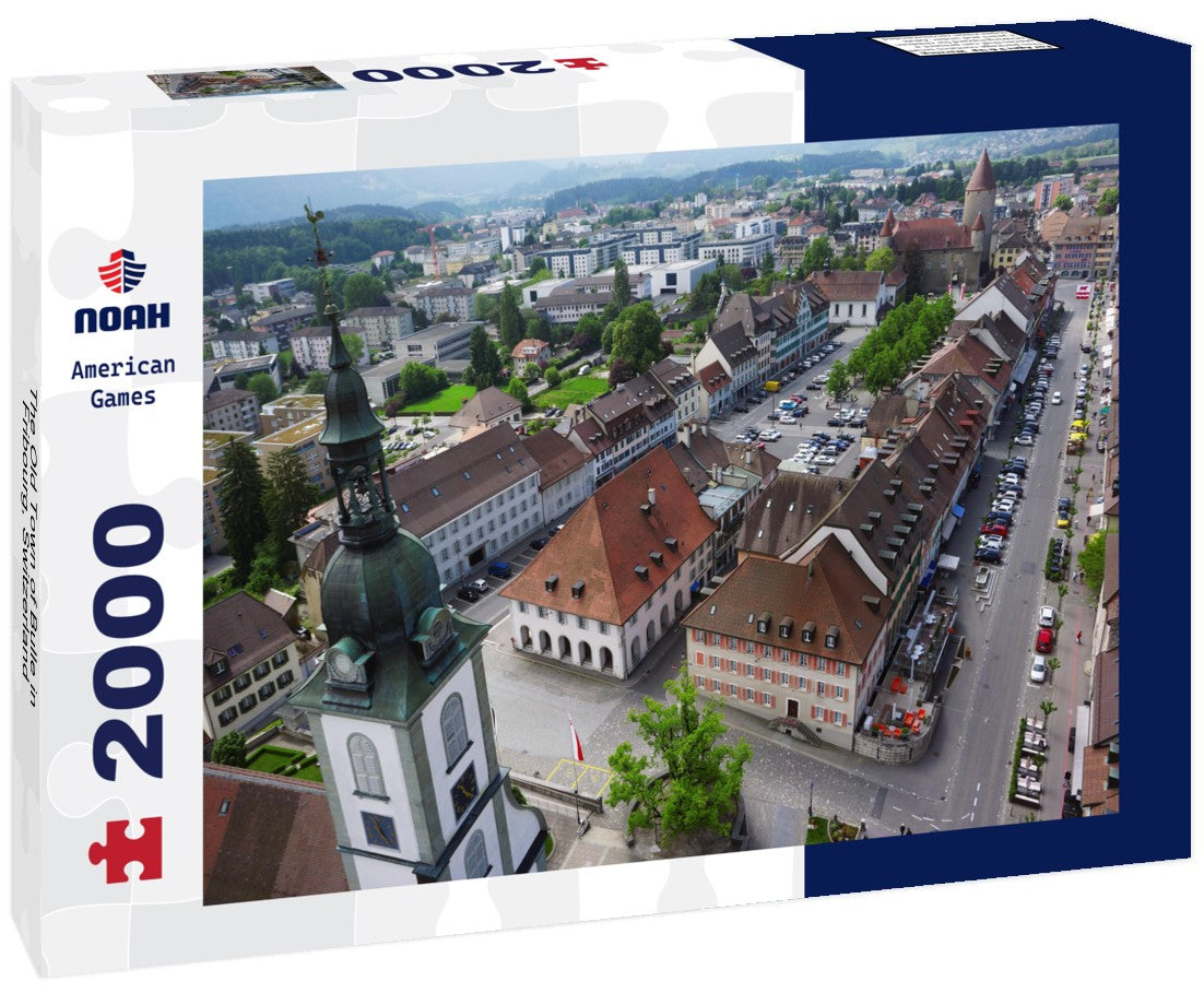 The Old Town of Bulle in Fribourg, Switzerland 2000pc Puzzle