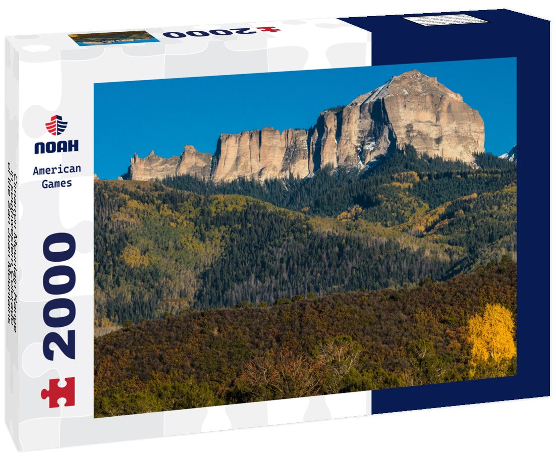 Cimarron Mountain Range in southwestern Colorado of the San Juan Mountains in Ouray County 2000pc Puzzle