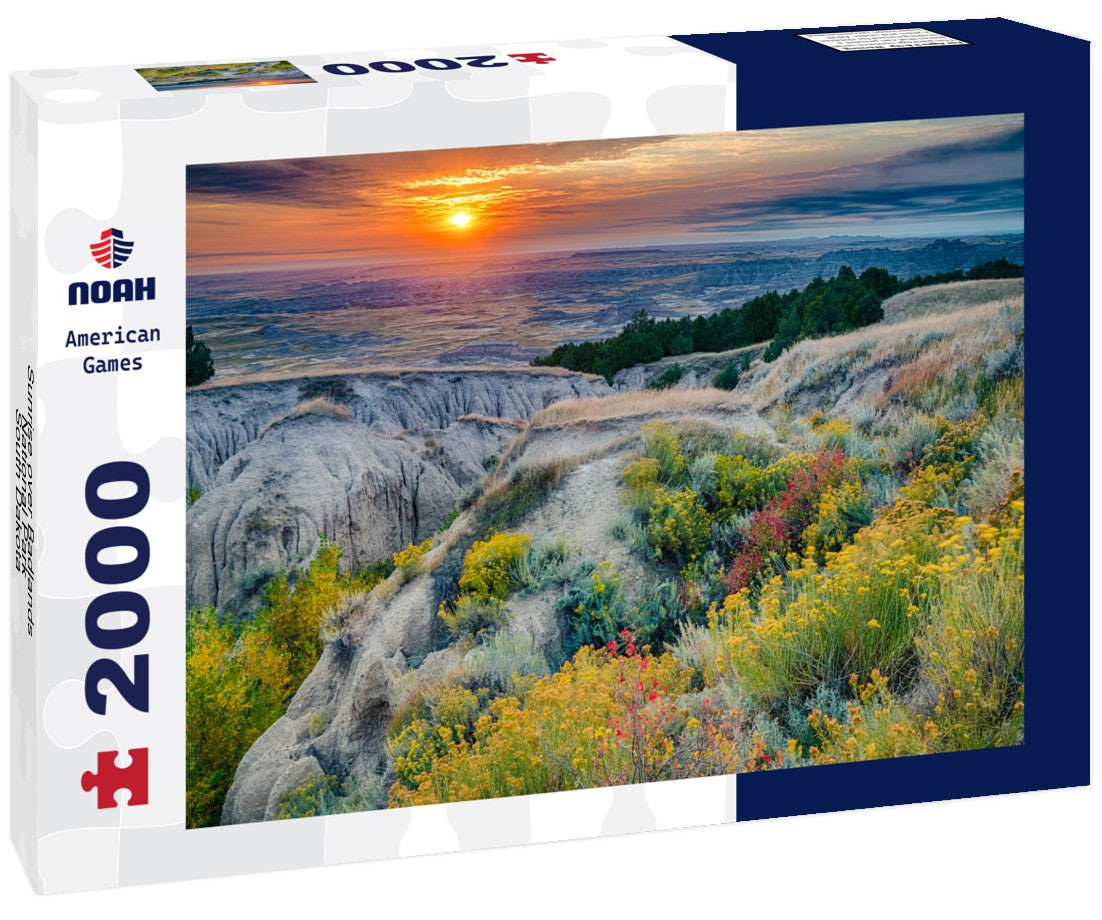 Noah Jigsaw Puzzle Sunrise over Badlands National Park, South Dakota 2000 pieces