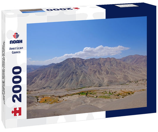 Noah Jigsaw Puzzle Atacama desert landscape with sand, dunes and mountains, Andes near Huara, Chile, South America 2000 pieces