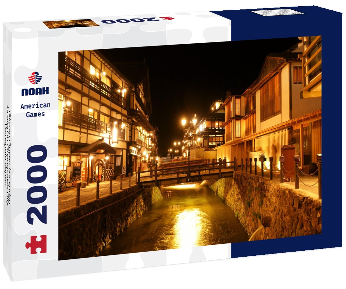 Ginzan Onsen hot spring located in Obanazawa City, Yamagata Japan 2000pc Puzzle