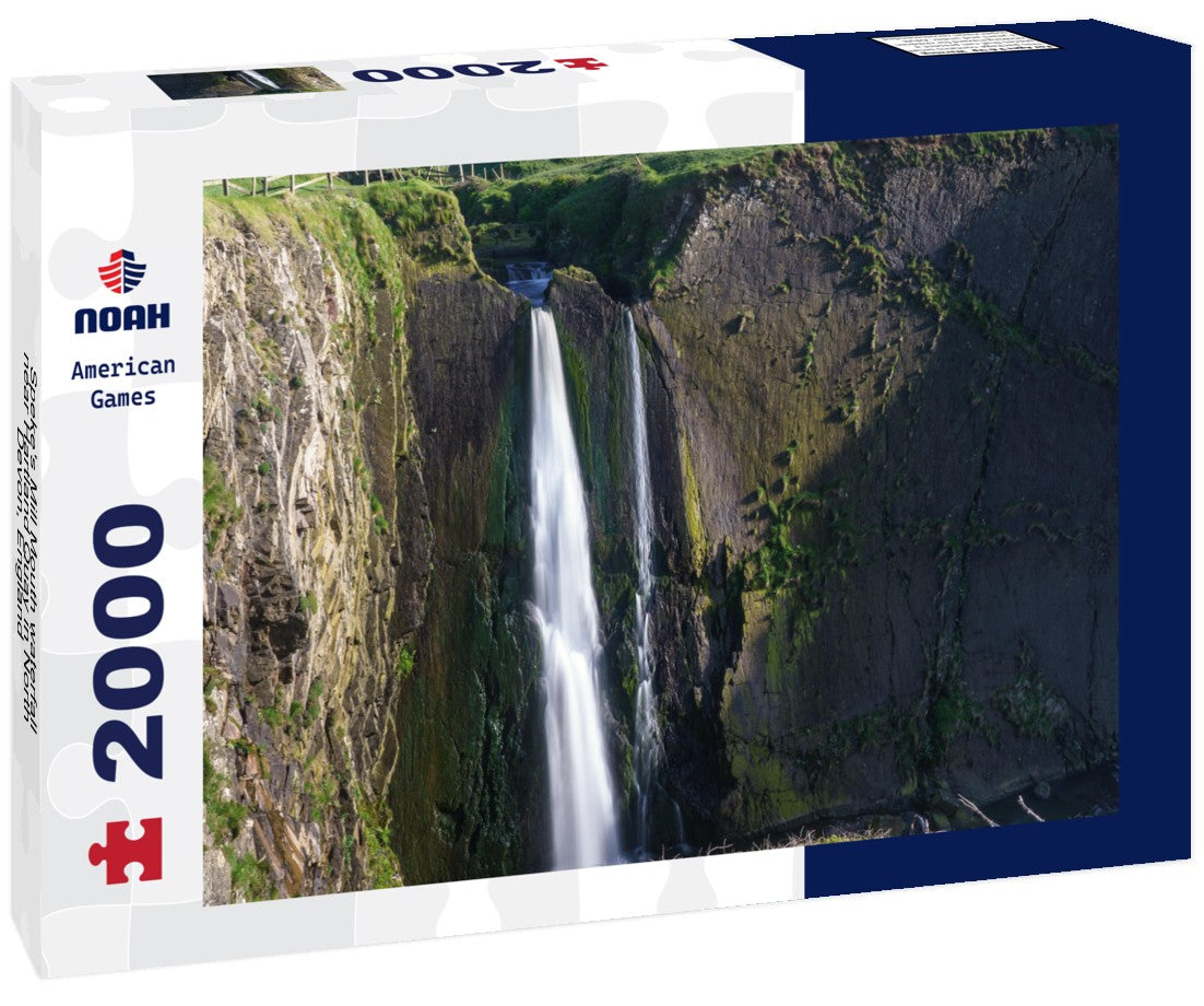 Noah Jigsaw Puzzle Speke's Mill Mouth waterfall near Hartland Quay in North Devon, England 2000 pieces