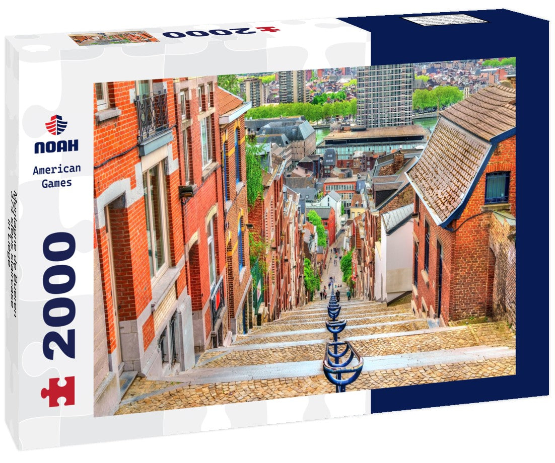 Montagne de Bueren, 374 steps staircase in Liège - Belgium 2000pc Puzzle