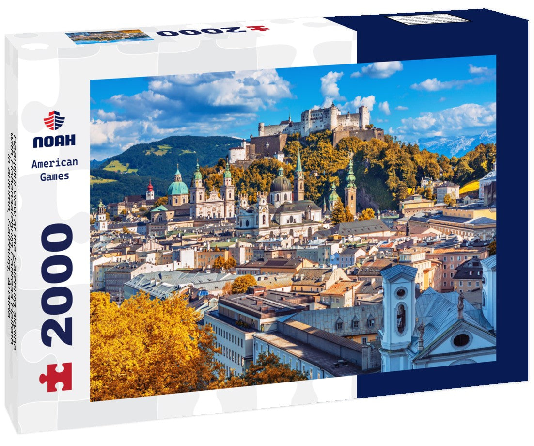 Beautiful view of the Salzburg skyline with Hohensalzburg Fortress Heirath in autumn, Salzburg, Austria 2000pc Puzzle