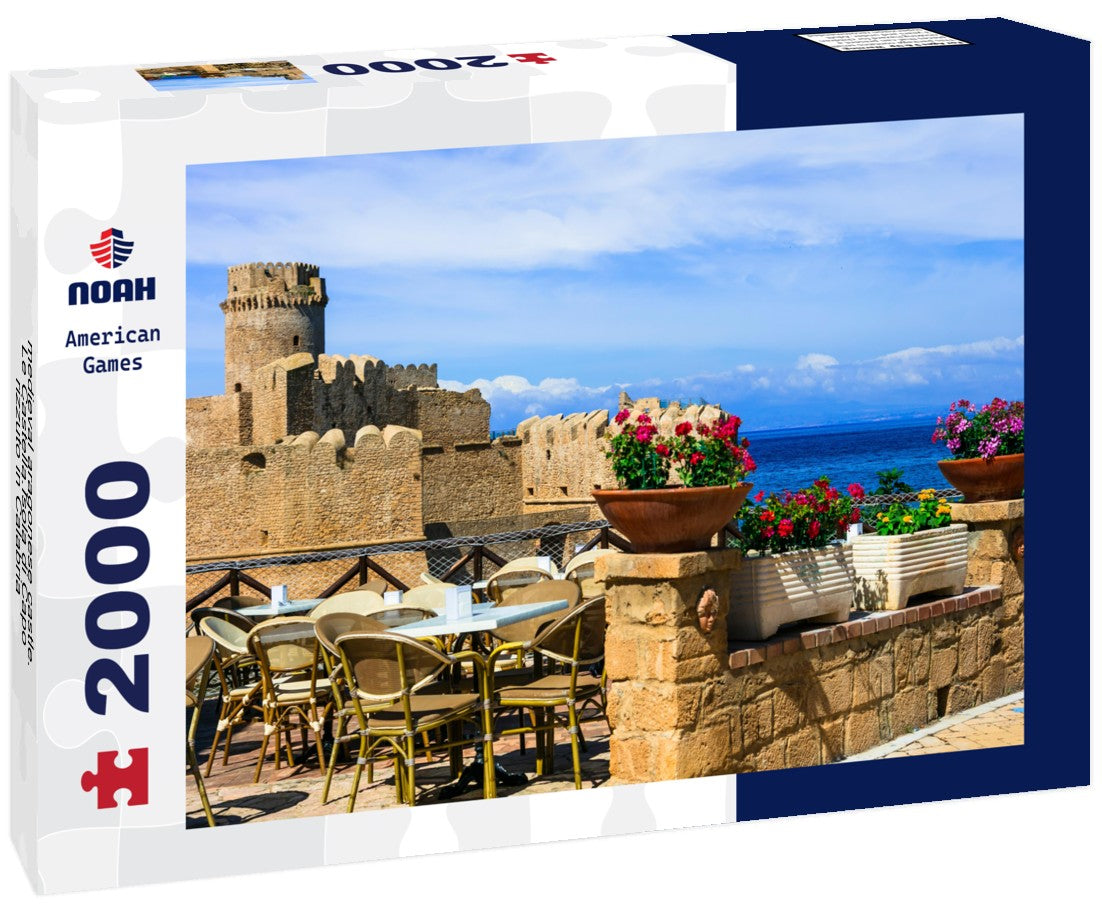 medieval aragonese castle. Le Castella.Isola di Capo rizzuto in Calabria 2000pc Puzzle