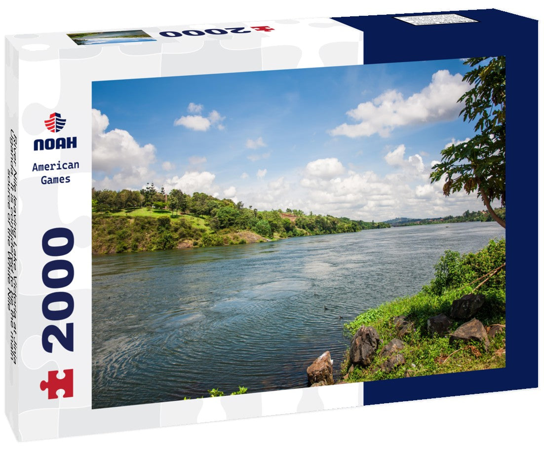 River Nile leaving Lake Victoria at Jinja, Uganda. It is considered to be the main source of the White Nile 2000pc Puzzle