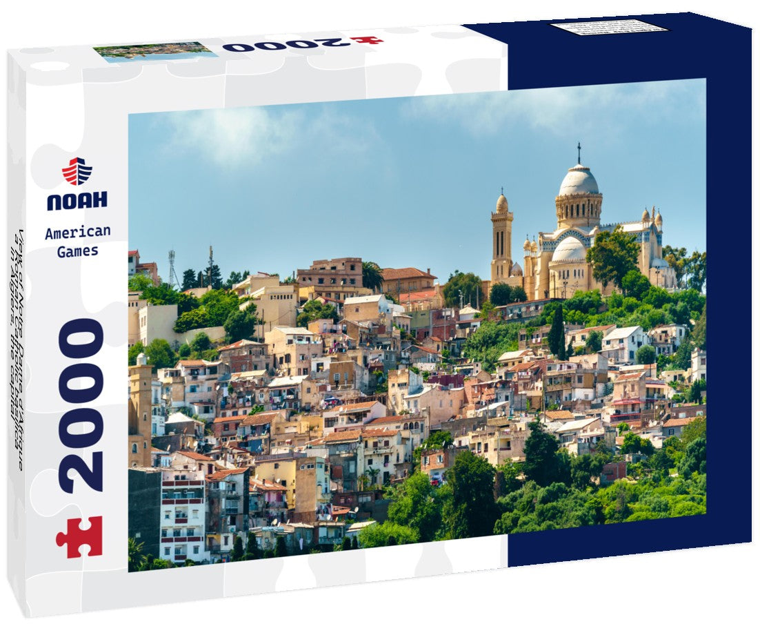 Notre Dame d'Afrique, a Roman Catholic basilica in Algiers, the capital of Algeria 2000pc Puzzle