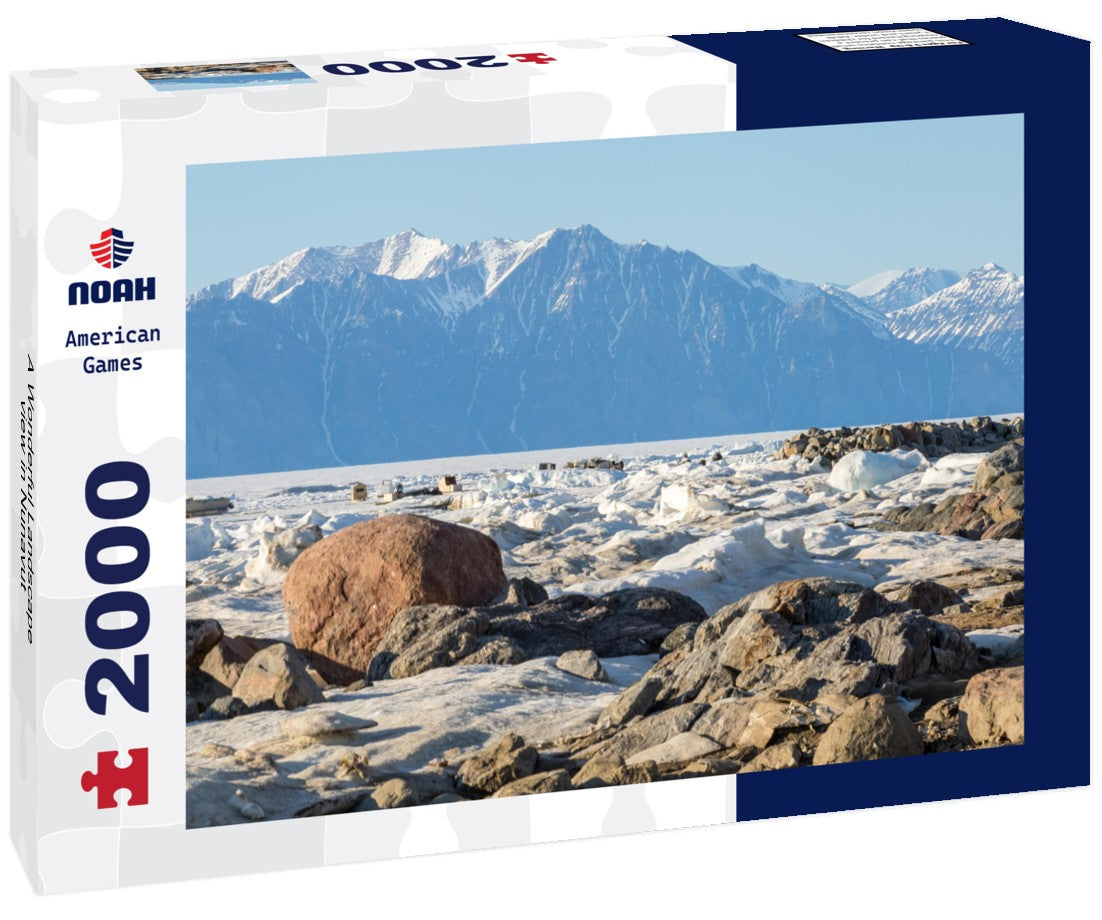 Noah Jigsaw Puzzle A Wonderful Landscape view in Nunavut 2000 pieces