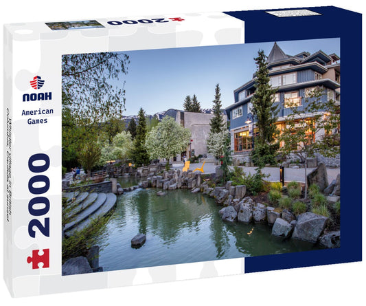 Noah Jigsaw Puzzle Whistler village in British Columbia, Canada at sunset 2000 pieces