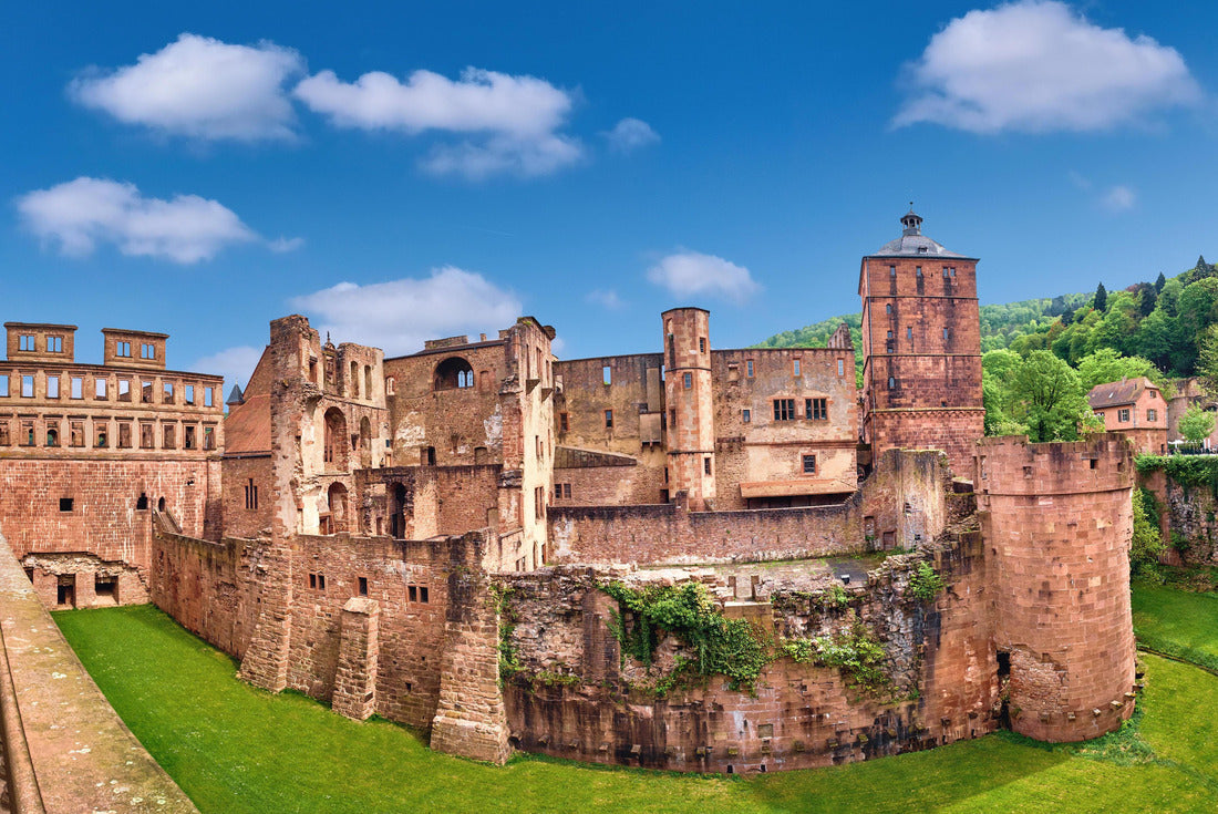 Ruins of Heidelberg Castle in spring - Heidelberg, Germany 2000pc Puzzle