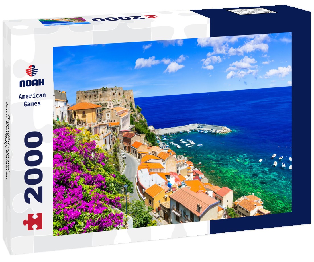 Beautiful coastal town Scilla in Calabria. Italy 2000pc Puzzle