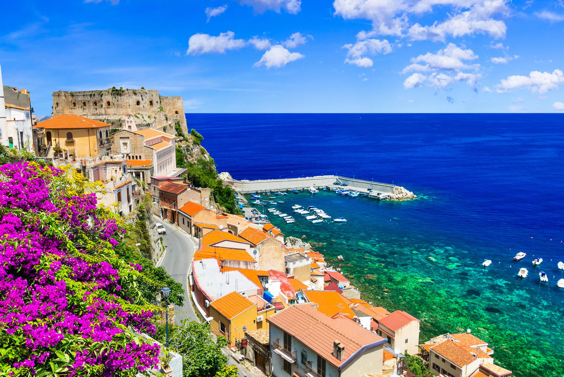 Beautiful coastal town Scilla in Calabria. Italy 2000pc Puzzle