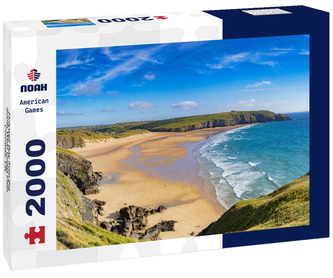 Holywell Bay from the South West Coast Path, Cornwall, UK 2000pc Puzzle