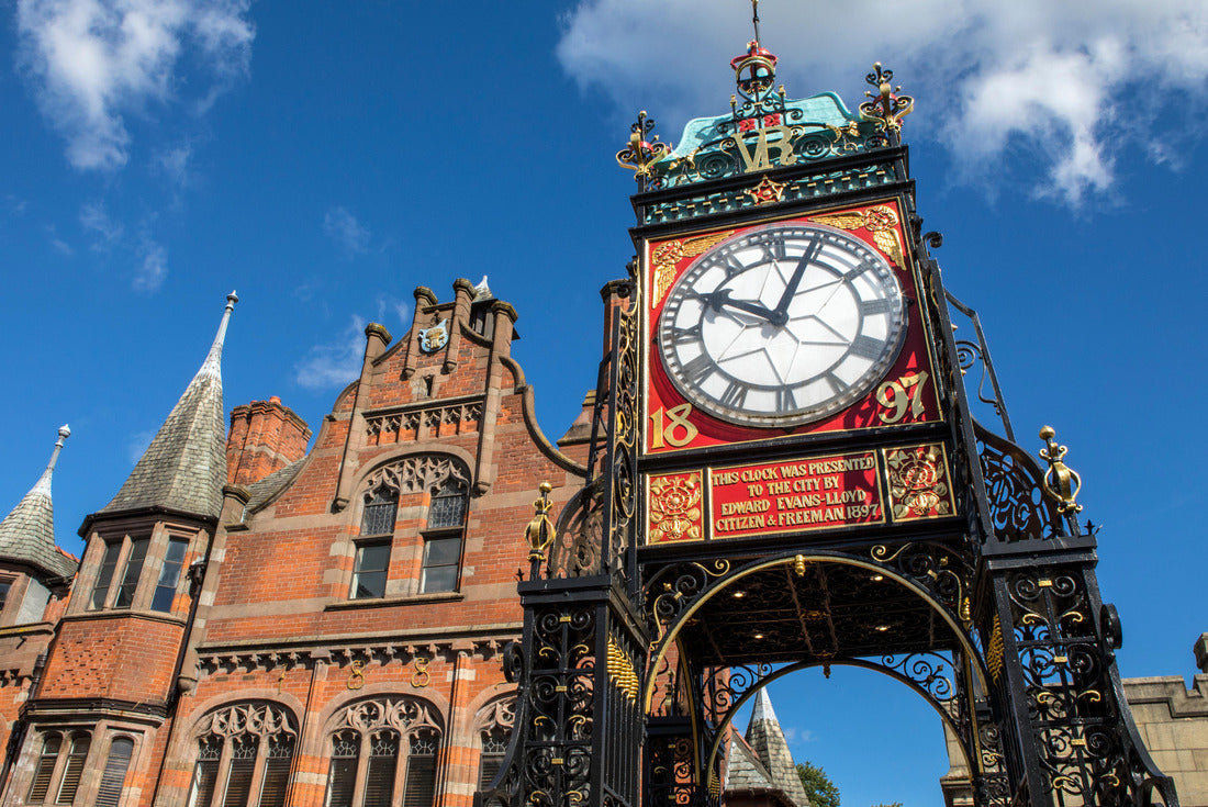 The famous Eastgate Clock, from the historic city walls in the city of Chester, UK 2000pc Puzzle
