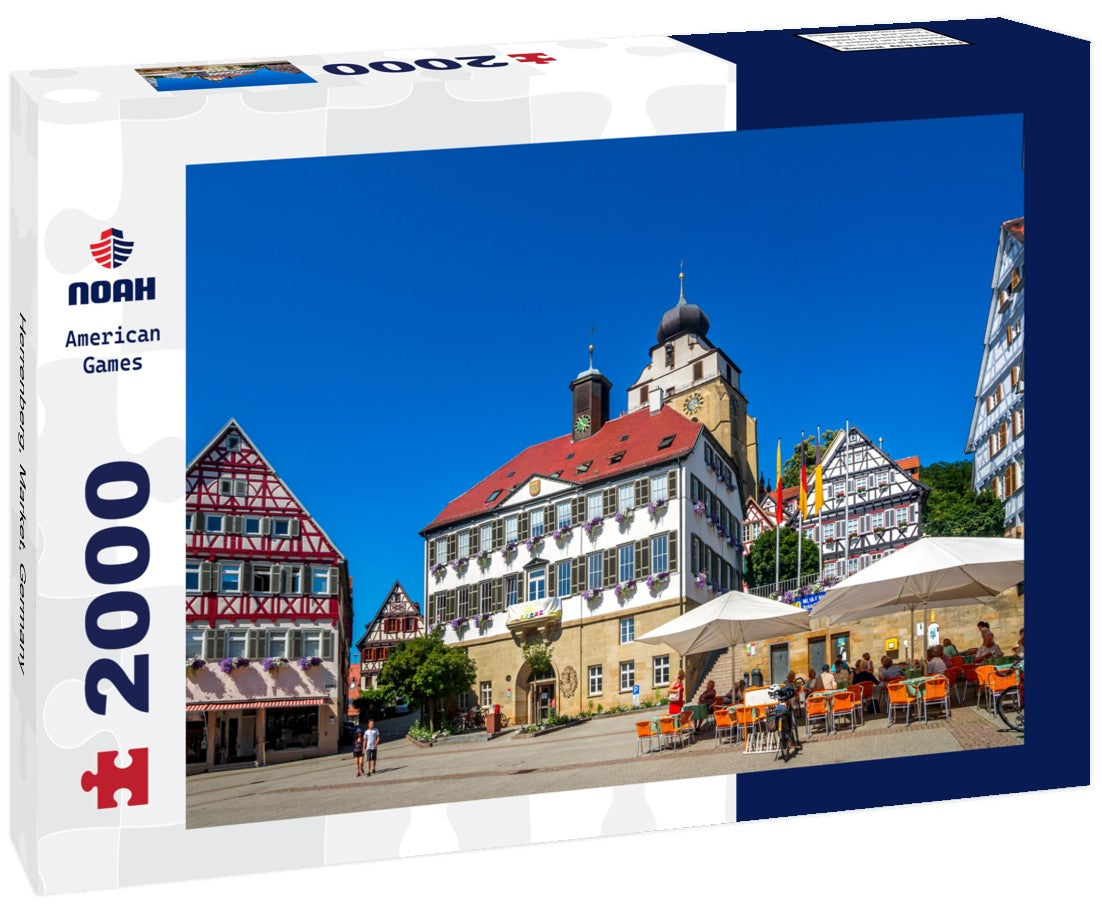 Herrenberg, Market, Germany 2000pc Puzzle