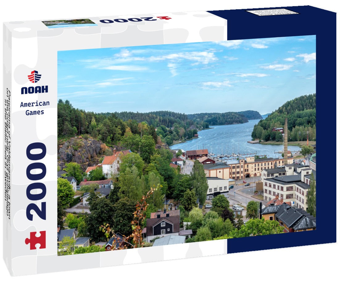 Valdemarsvik, a town on the coast near Gryt archipelago in the Baltic Sea in Sweden 2000pc Puzzle