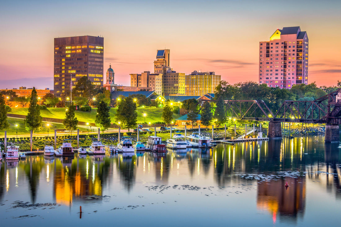 Augusta, Georgia, USA Skyline on the Savannah River at dusk 2000pc Puzzle