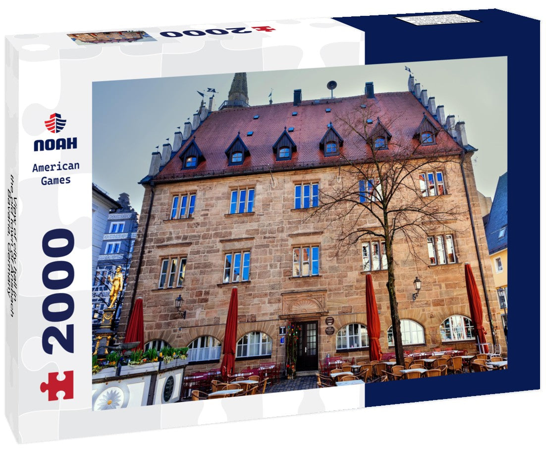 city hall in the old town of Ansbach, Bavaria, Germany 2000pc Puzzle