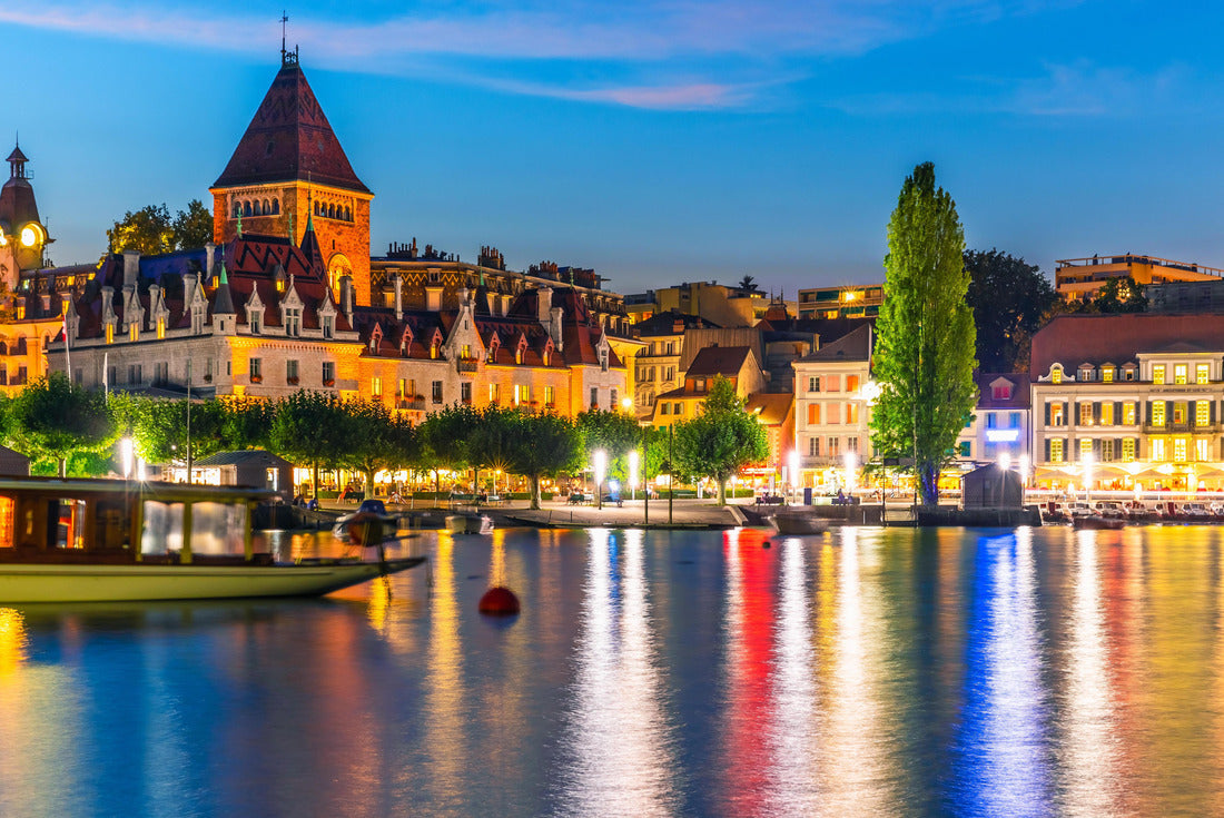 the old town of Lausanne, Switzerland 2000pc Puzzle