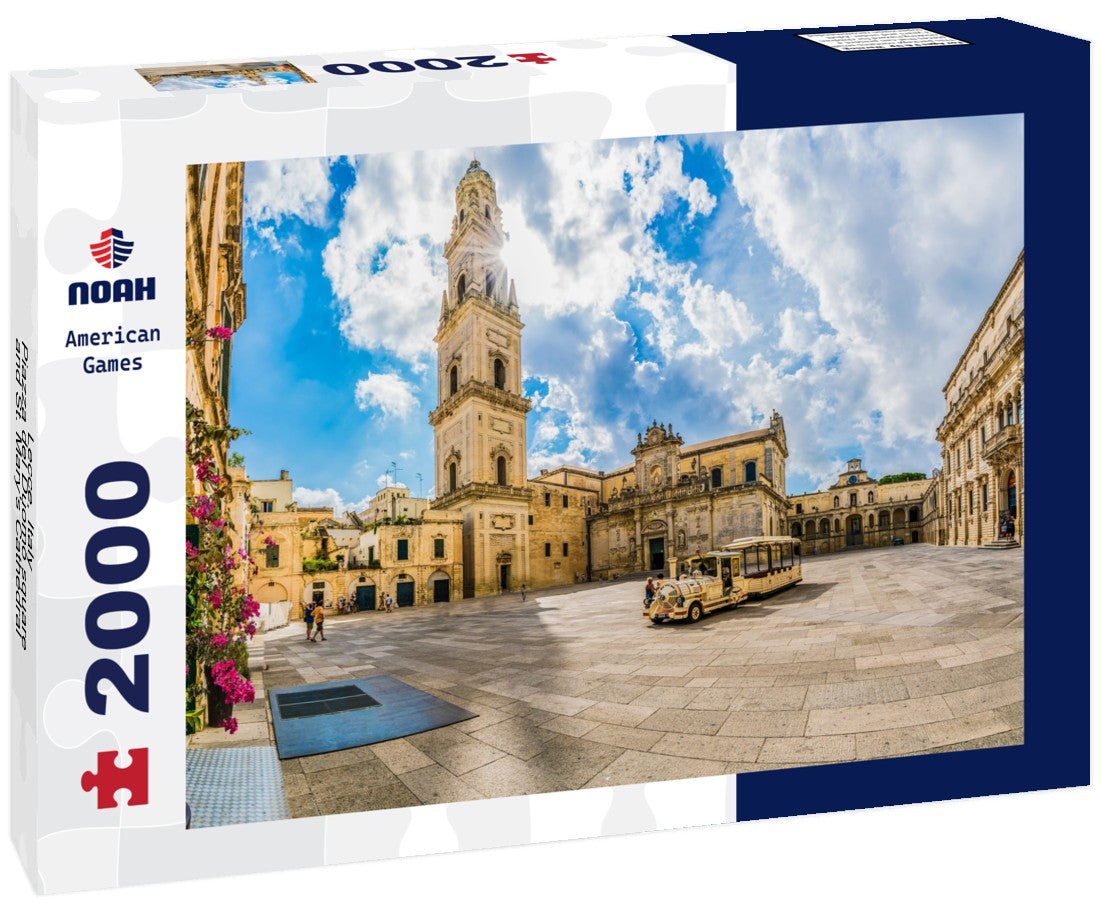 Lecce, Italy - Piazza del Duomo square and St. Mary's Cathedral, Puglia region, southern Italy 2000pc Puzzle