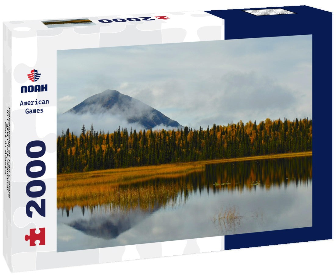 Reflections of Fall Colors in Lake Clark National Park in Alaska 2000pc Puzzle