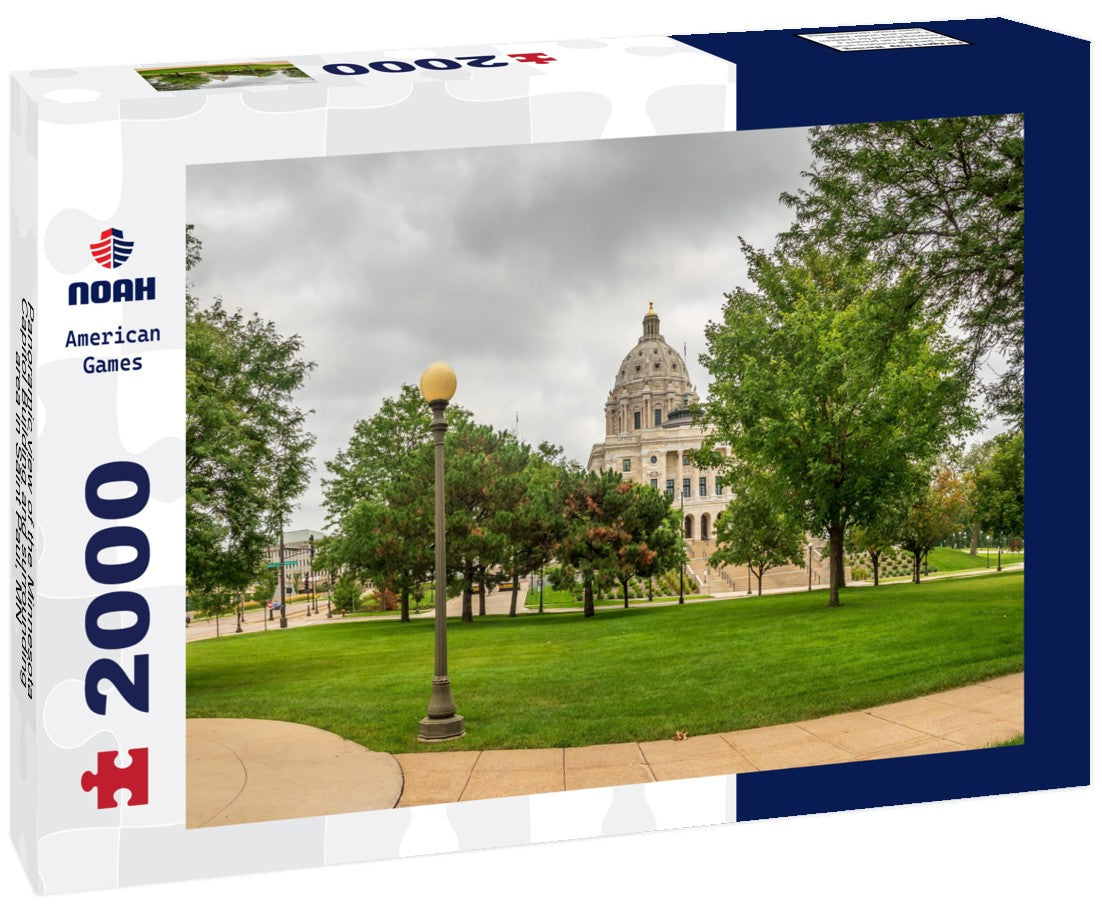 the Minnesota Capitol Building and surrounding area in Saint Paul, MN 2000pc Puzzle