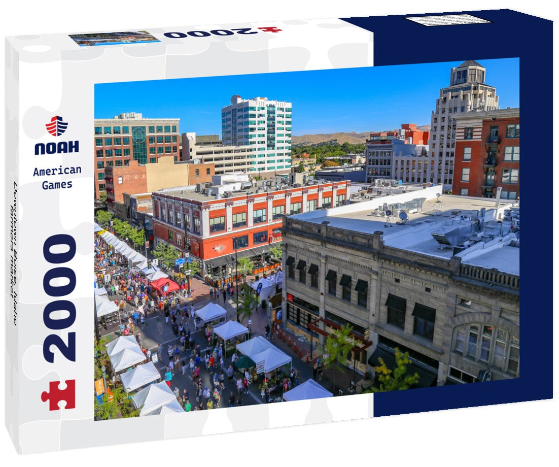 Downtown Boise, Idaho farmers market 2000pc Puzzle