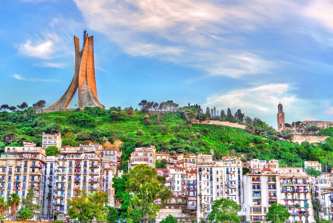 Martyrs Memorial for Heroes killed during the Algerian war of independence. Algiers, North Africa 2000pc Puzzle