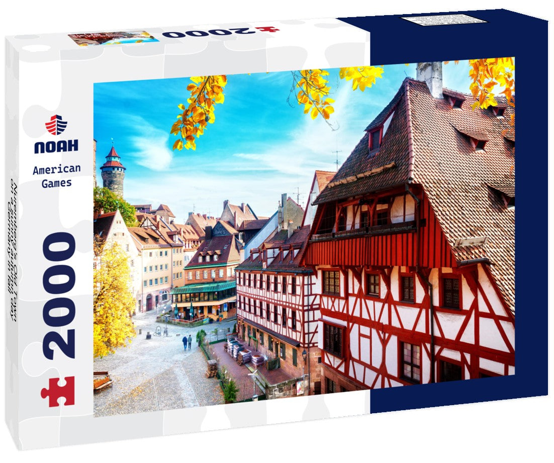 Nuremberg's Old Town on a sunny autumn day, Germany in fall 2000pc Puzzle