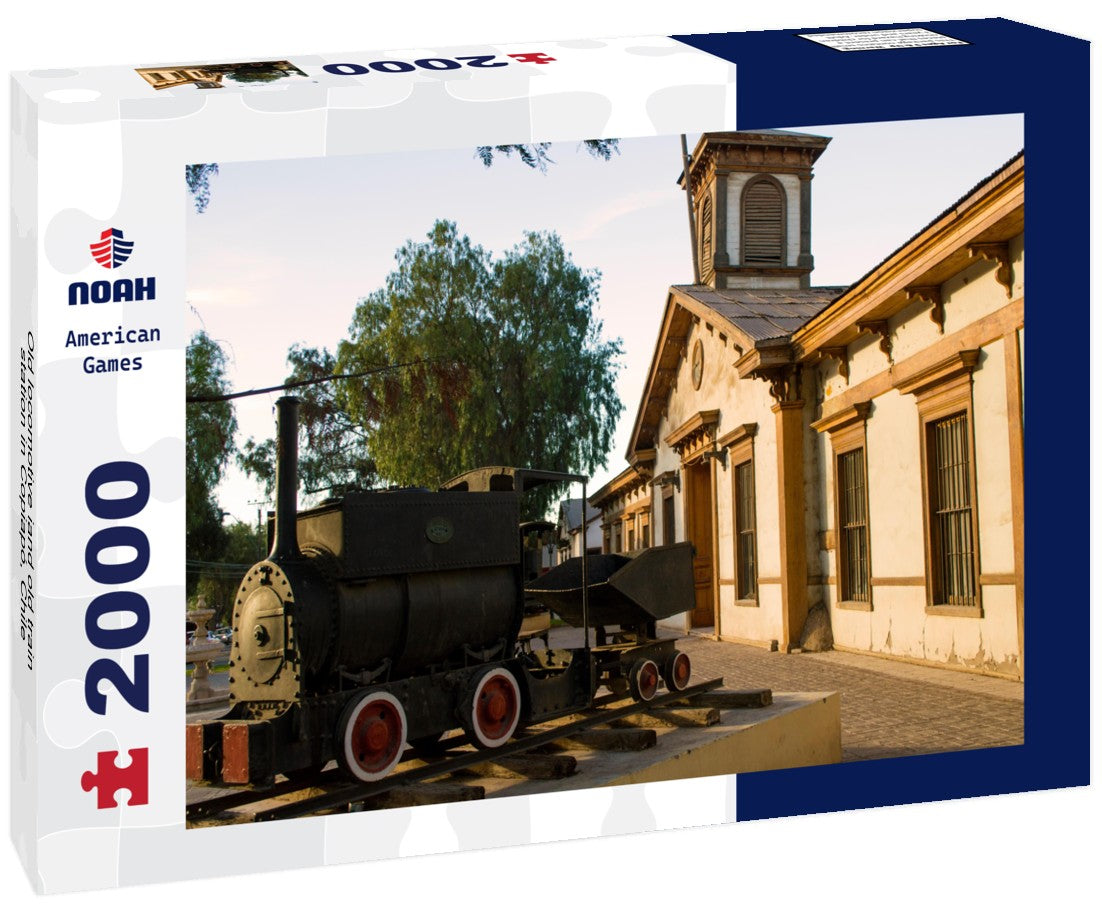 Old locomotive iand old train station in Copiapó, Chile 2000pc Puzzle
