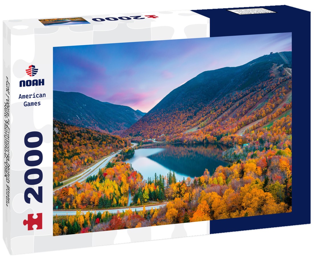 Fall colors in Franconia Notch State Park | White Mountain National Forest, New Hampshire, USA 2000pc Puzzle