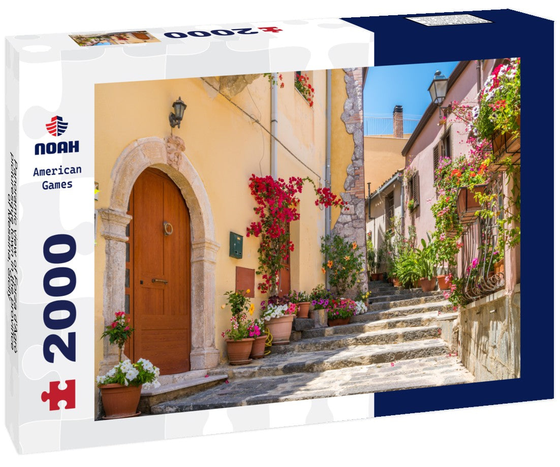 Forza d'Agrò, picturesque town in the province of Messina, Sicily 2000pc Puzzle