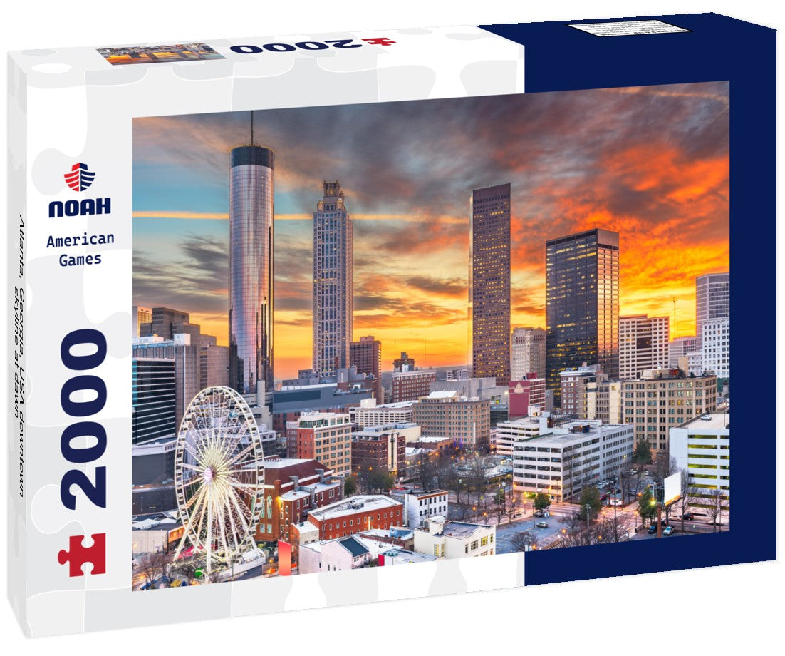 Atlanta, Georgia, USA downtown skyline at dawn 2000pc Puzzle