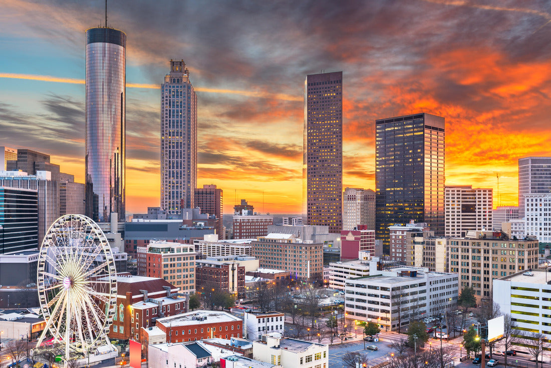 Atlanta, Georgia, USA downtown skyline at dawn 2000pc Puzzle