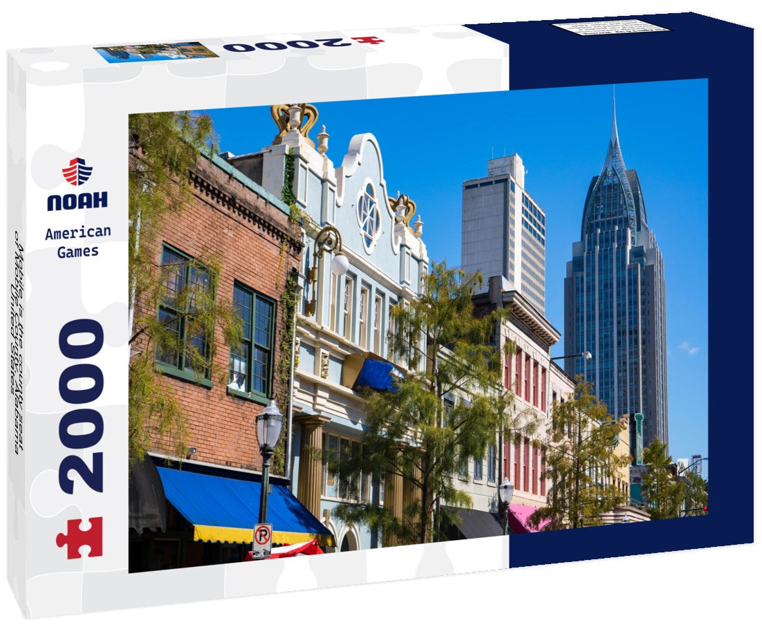 Mobile is the county seat of Mobile County, Alabama, United States 2000pc Puzzle