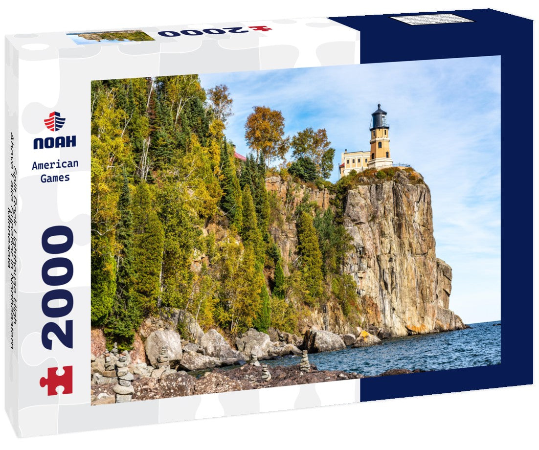 Noah Jigsaw Puzzle Split Rock Lighthouse High Above Lake Superior in Northeastern Minnesota 2000 pieces