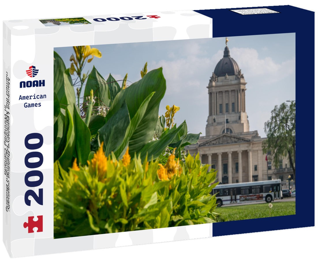 Manitoba Legislative Building originally named the Manitoba Parliament Building in Winnipeg Canada 2000pc Puzzle