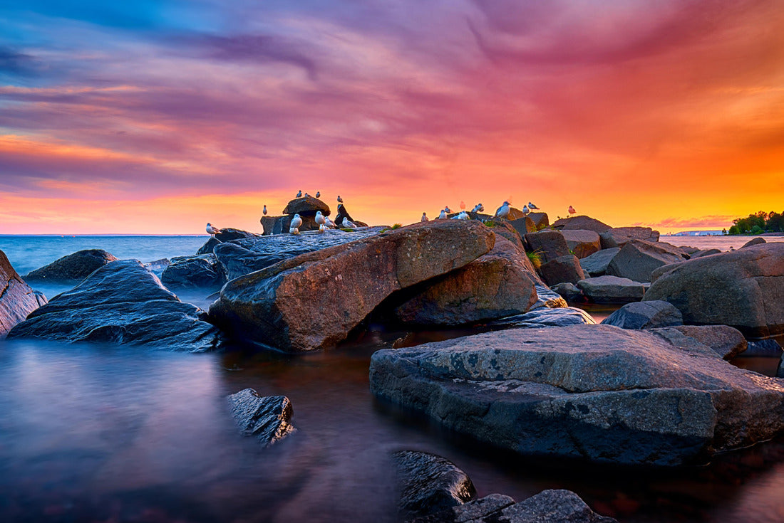 Dramatic Clouds over Lake Superior Minnesota Horizon 2000pc Puzzle